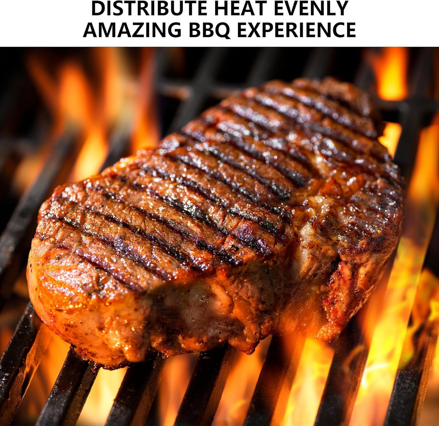 CANDANA Replacement Parts for Nexgrill 4 Burner 720-0830H 720-0830D 720-0783C 720-0783E 720-0958A, 17" Cast Iron Grill Grate, Grill Burner, Heat Plate, Igniters for 5 Burner 720-0888N