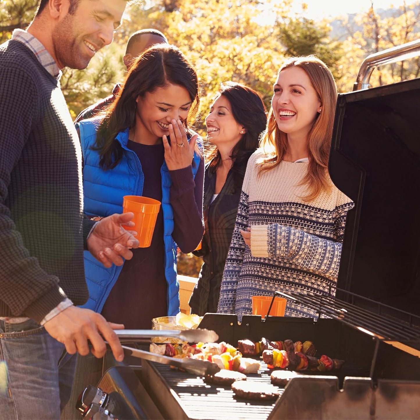 16.96 inch Stainless Steel Cooking Grates for Nexgrill 720-0882A Evolution Infrared Plus 5-Burner, Stainless Steel Gas Grills Grates Replacement Parts, Solid Rod Grill Cooking Grids, 3 Pack