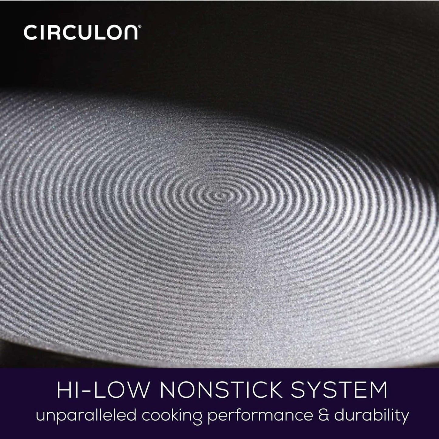 Circulon 83903 Radiance Hard Anodized Nonstick Cookware Pots and Pans Set, 10 Piece, Gray