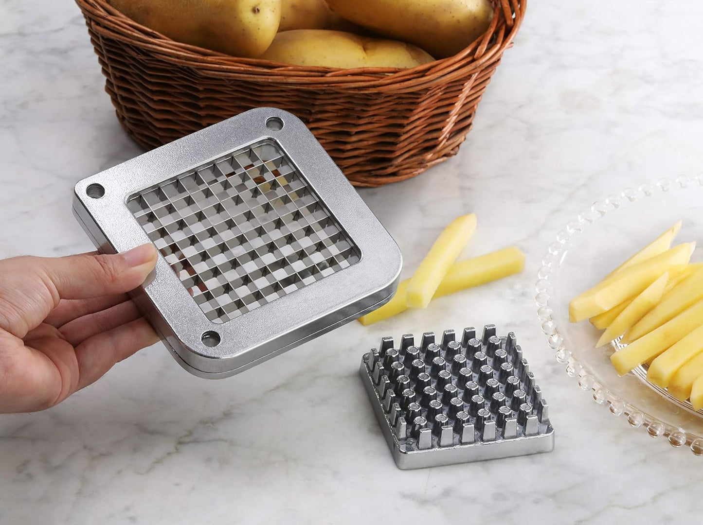 New Star Foodservice 37395 French Fry Cutter Replacement Pushing Plate, 3/8-Inch