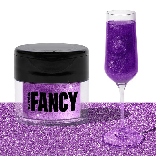 Fancy Sprinkles Halloween Amethyst Purple Premium Edible Glitter, 100% Edible Glitter for Sparkling Food & Drinks No Taste or Texture (4gm)