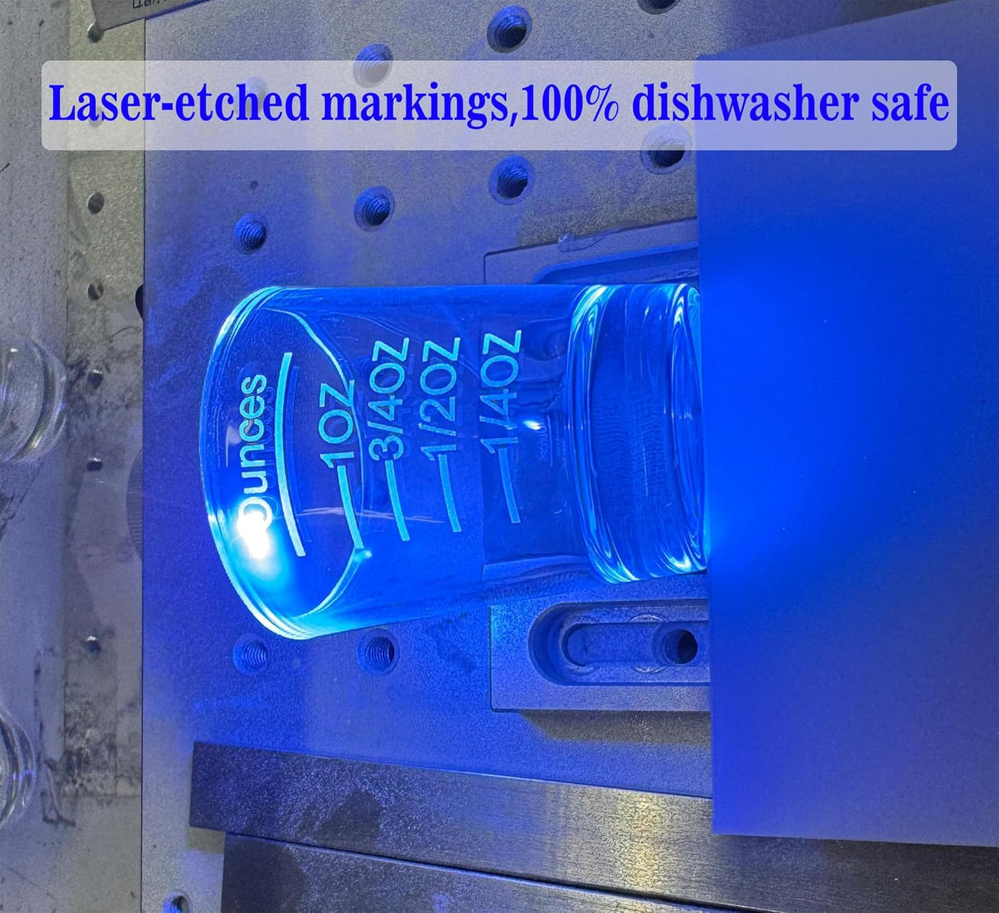 Ackers Shot Glasses Etching Scale Measuring Cup 2PACK Espresso Shot Glasses Liquid Heavy Glass 26-Incremental Measurement 1 OZ, 2 TBS, 6 TSP, 30 ML Kitchen Tools