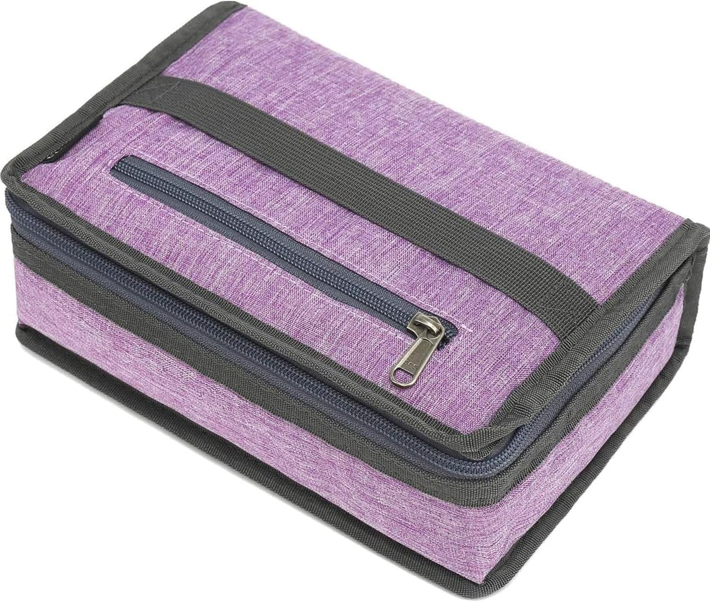 FlowFly Small Insulated Lunch box Portable Soft Bag Mini Cooler Thermal Meal Tote Kit with Handle for Work & School, Purple