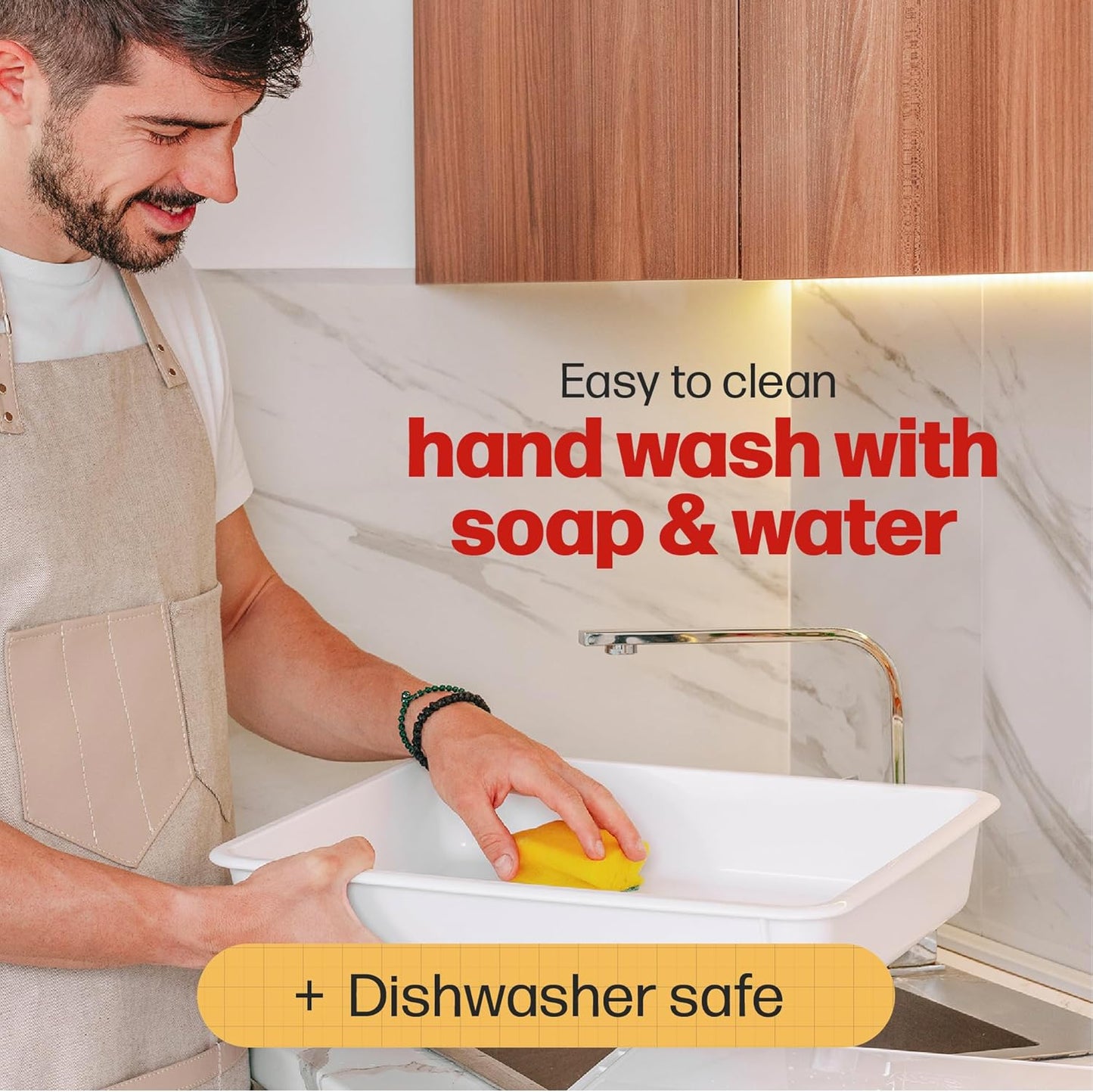 Hans Grill Pizza Dough Proofing Box - Pack of 2 Stackable BPA-Free Trays with Covers - Perfect as a Bread Proofing Box and Dough Container - Premium Quality Pizza Storage Container (2 Pack Large)