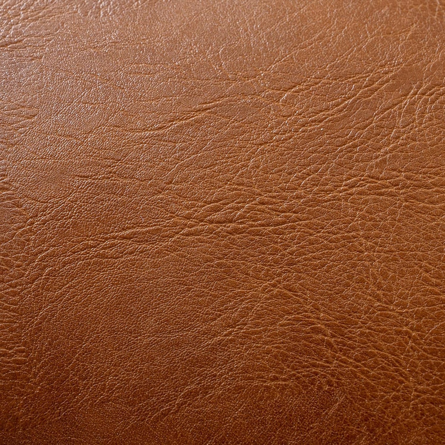 Fancy Homi Brown Boho Long Lumbar Faux Leather Body Decorative Throw Pillow Cover 14x36 Inch for Bedroom Couch Bed Bench, Thick Stylish Solid Rectangle Pillowcase, Rustic Modern Farmhouse Room Decor