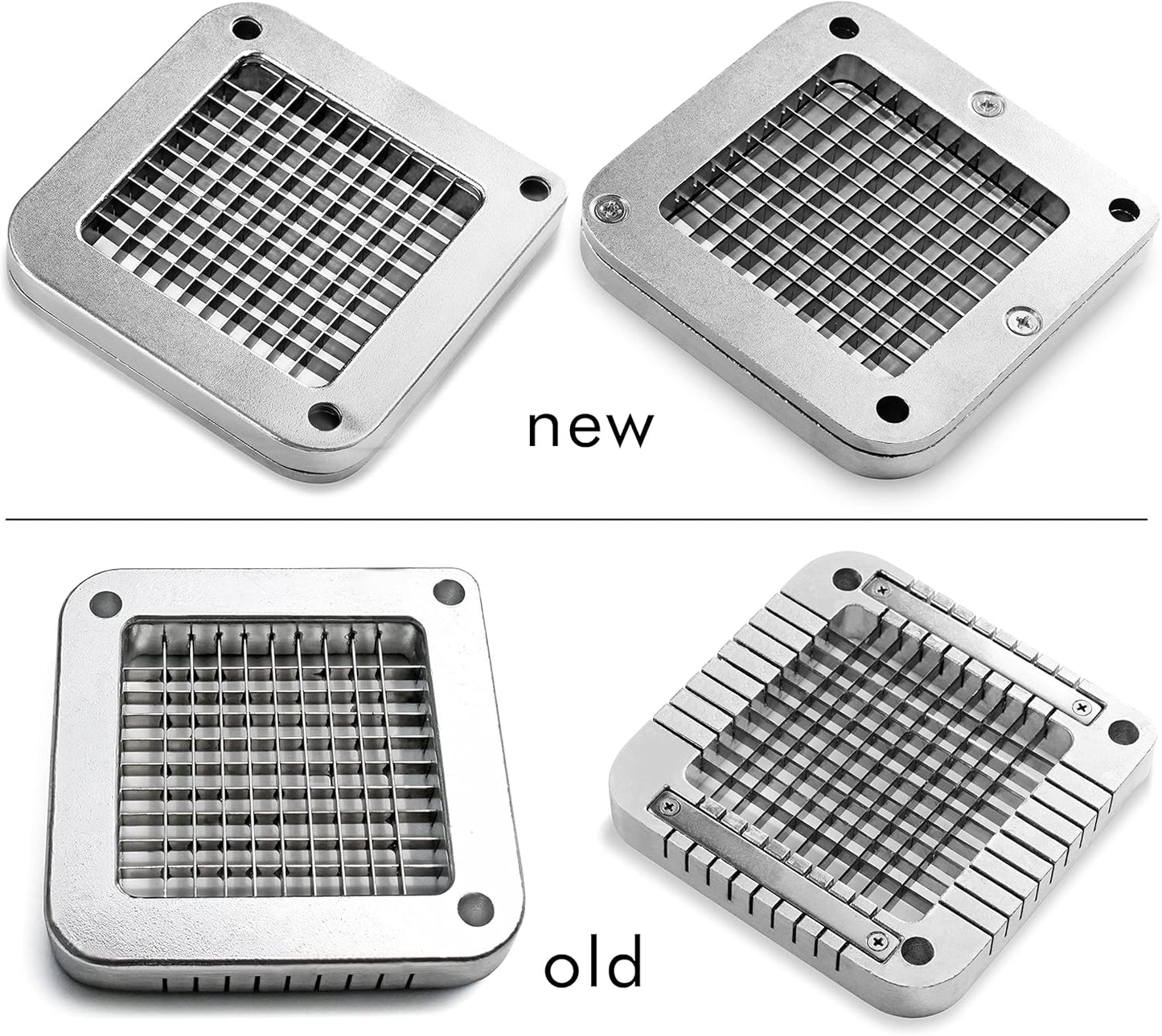 New Star Foodservice 37357 French Fry Cutter Replacement Blade, 1/4-Inch (COMPATIBLE WITH TABLE MOUNTED FRENCH FRY CUTTER ONLY) Silver