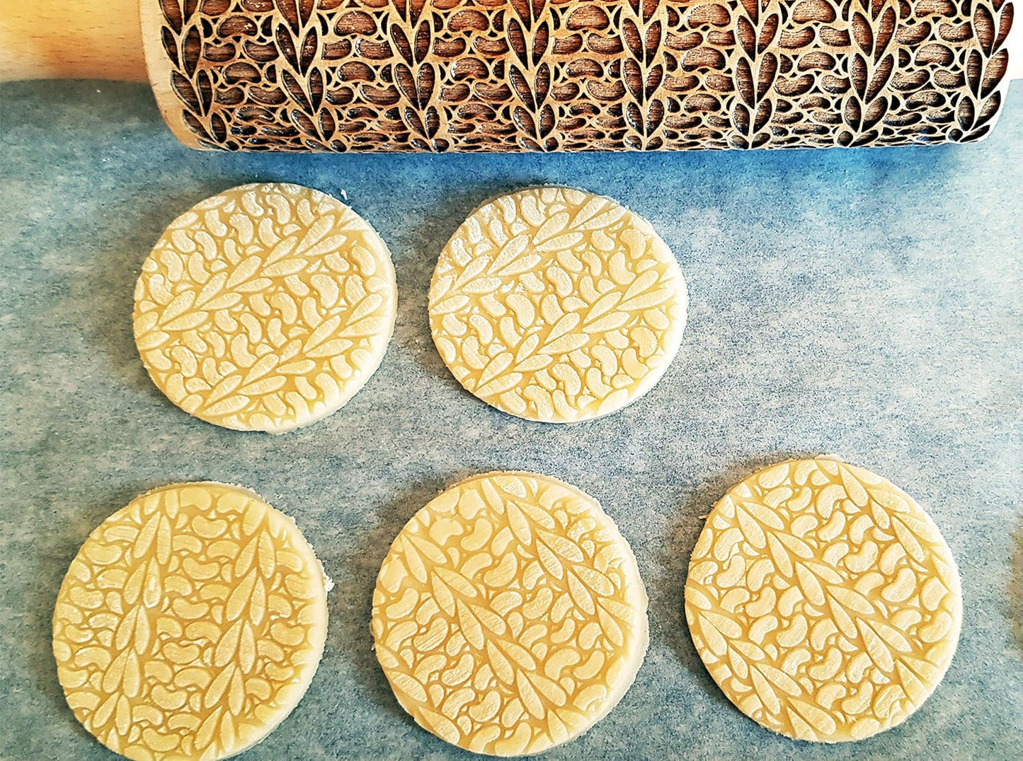 KNITTING PATTERN Embossing Rolling Pin Laser engraved rolling pin Gift for pottery and cookies by Algis Crafts