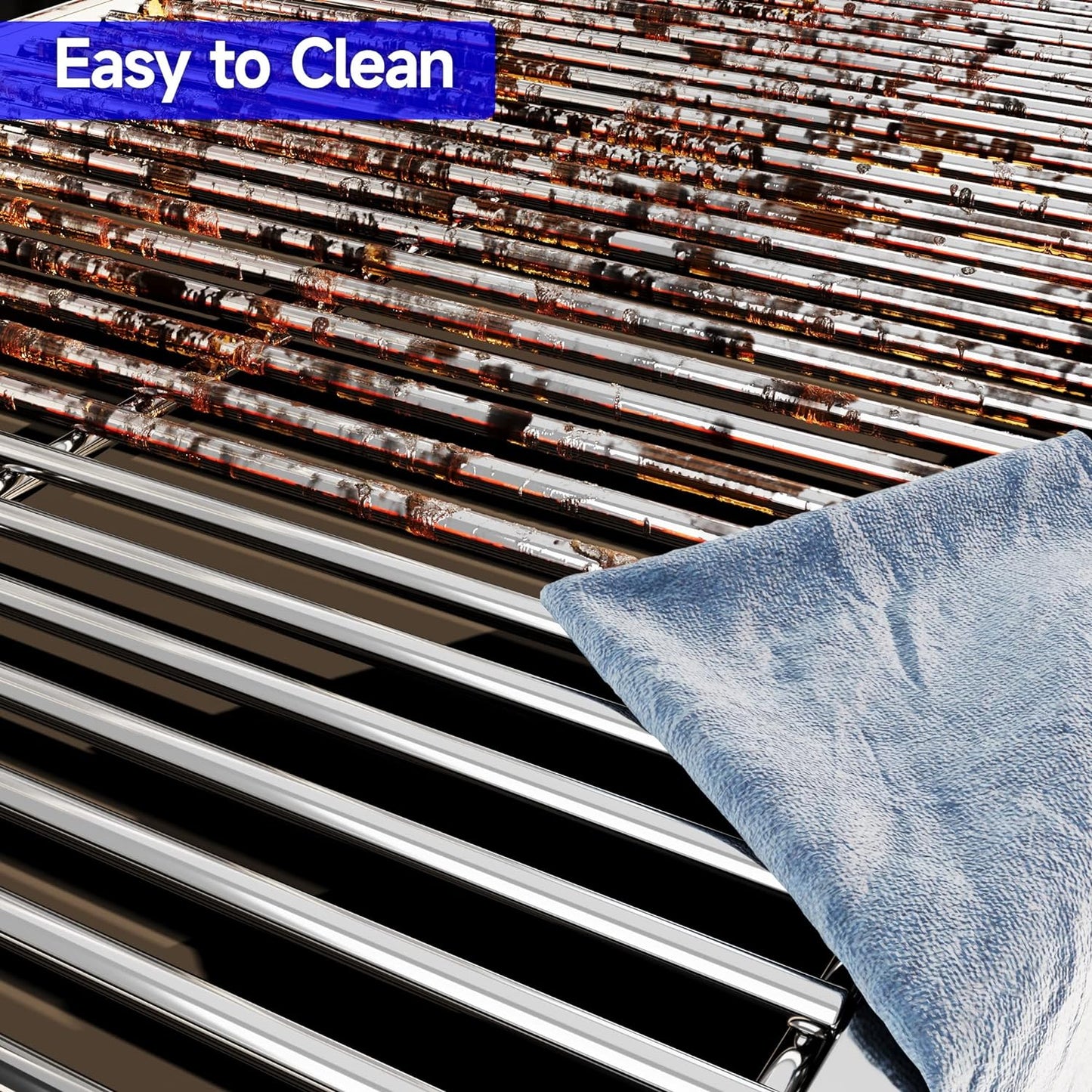 17/17.5 Inch Stainless Steel Cooking Grates for Charbroil Commercial Infrared 463355220 463242516, Cooking Grids for Weber Spirit E/S-310, 320, 330 Replacement Parts