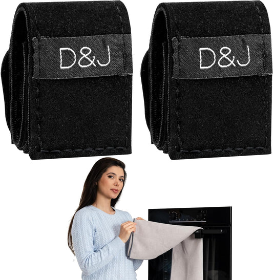 D&J Towel Rescue – Hidden Holder for Handtowels, Kitchen Linens & Dish Cloths | Keeps Fabrics Off The Floor
