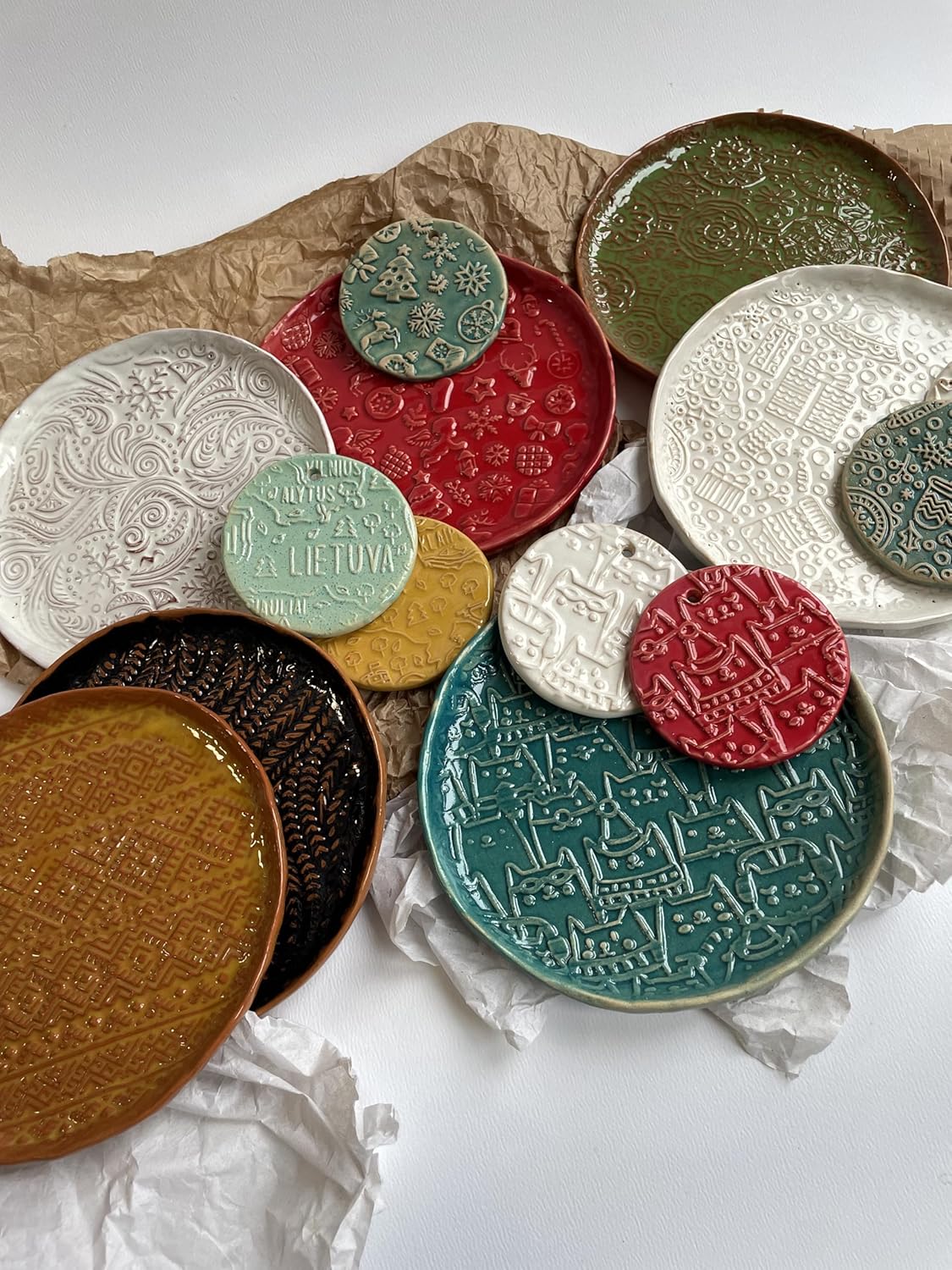 Dachshunds Pattern Embossing Rolling Pin Engraved Rolling Pin With Dogs Pattern