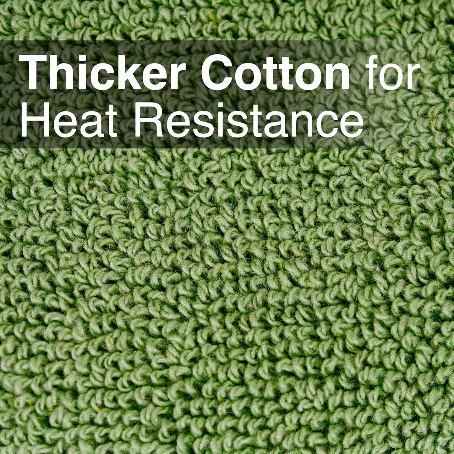 RITZ Terry Pocket Mitt & Hot Pad: Unparalleled Heat Resistant, Durable 100% Cotton – Ergonomically Designed for Optimal Grip – Easy-Care Machine Washable – 2-Pack, Cactus